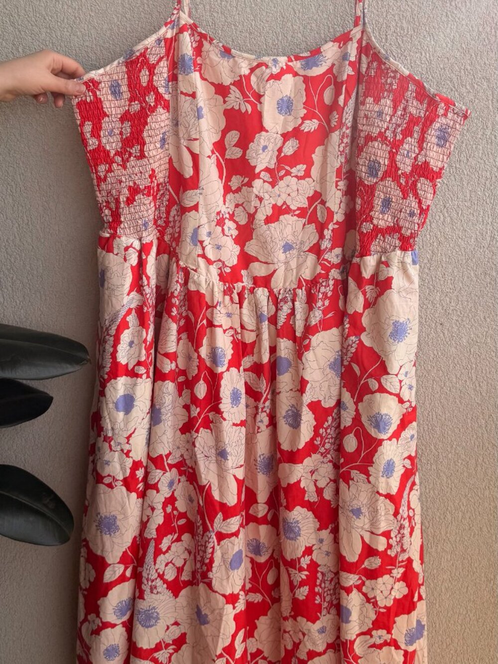 Size 2X, Maeve Anthropologie Floral Cotton Summer Dress